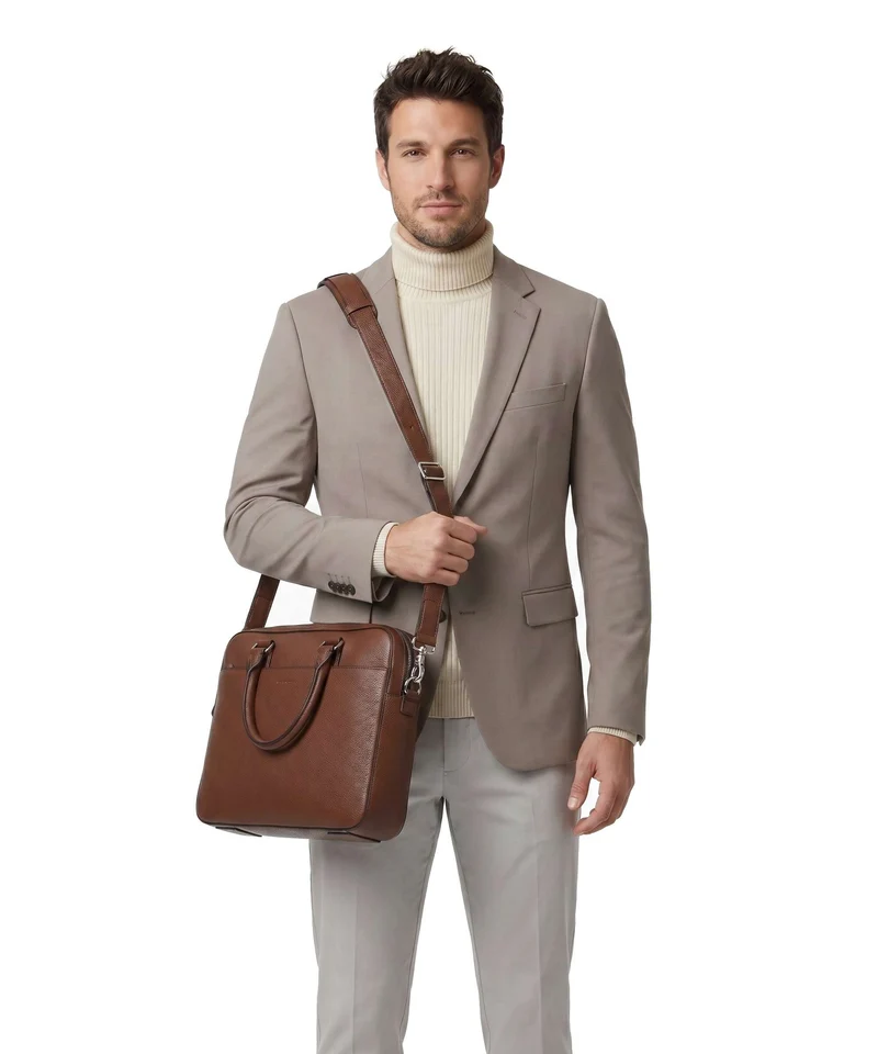 Tiger of Sweden Burin Porte-document cognac
