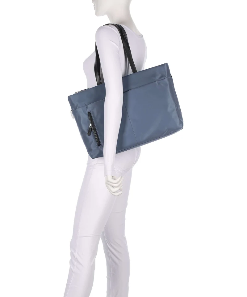 Mandarina Duck Hunter Cabas blue wing