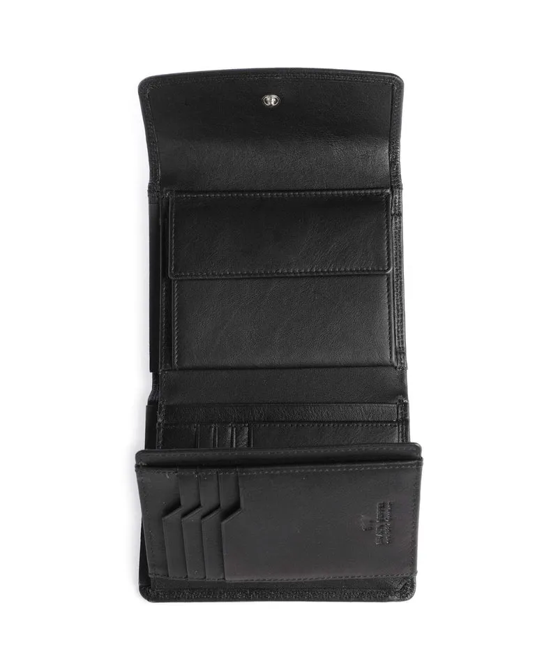 Braun Büffel Golf Secure Portefeuille schwarz