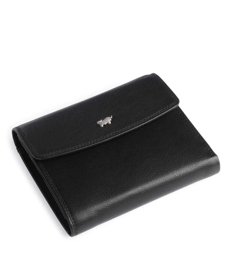 Braun Büffel Golf Secure Portefeuille schwarz