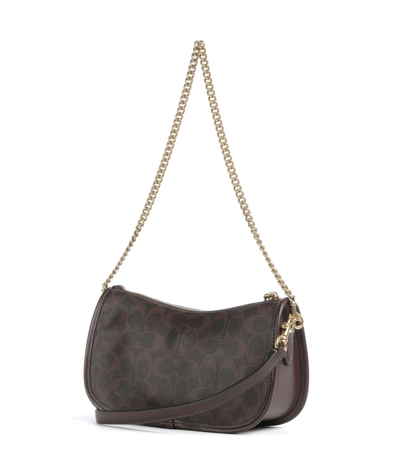 Coach Waverly Signature Sac porté épaule maple