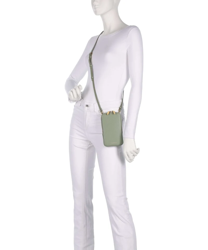Coccinelle Flor Pochette telephone greenery