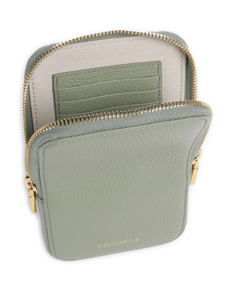 Coccinelle Flor Pochette telephone greenery