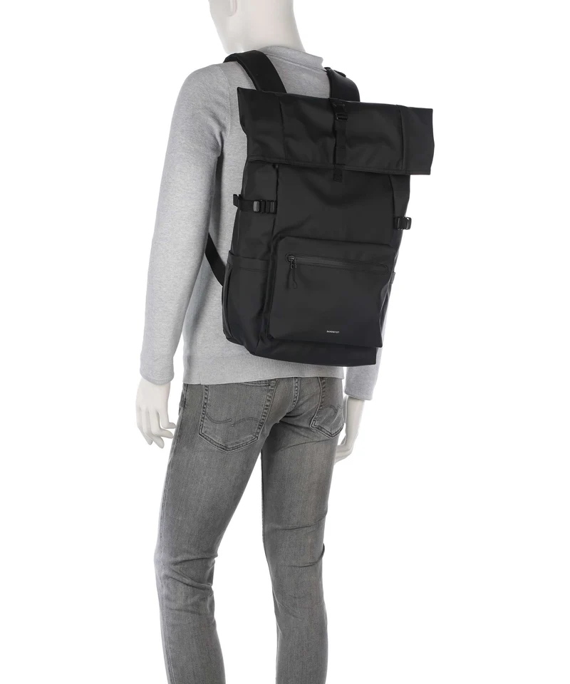 Sandqvist Stream L Sac à dos roll-top black