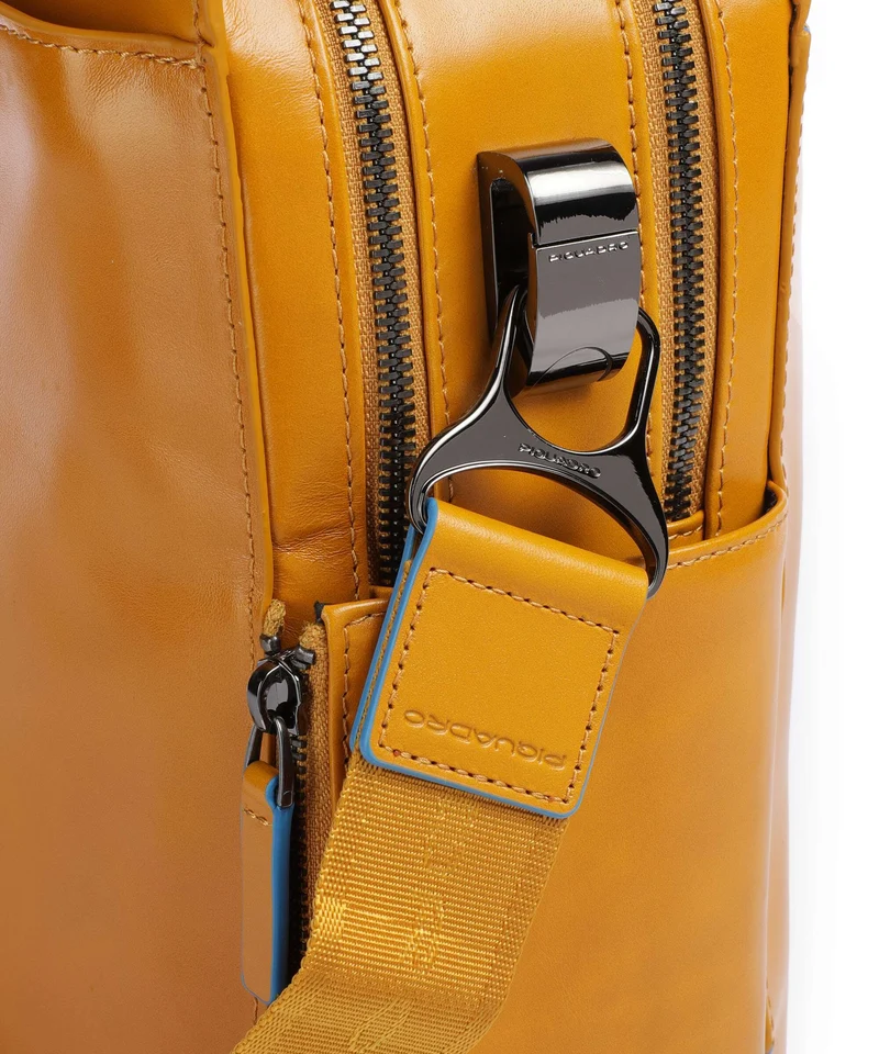 Piquadro Blue Square Porte-document giallo zafferano