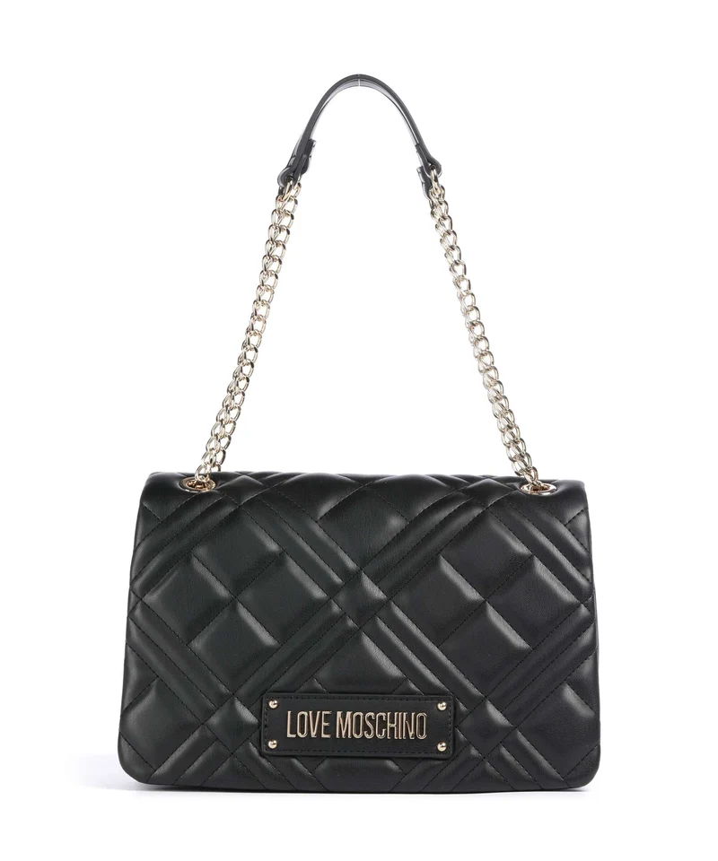 Love Moschino Quilted Sac porté épaule nero