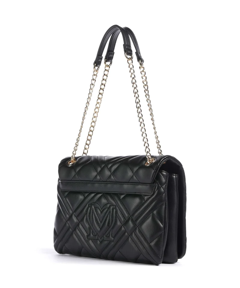 Love Moschino Quilted Sac porté épaule nero