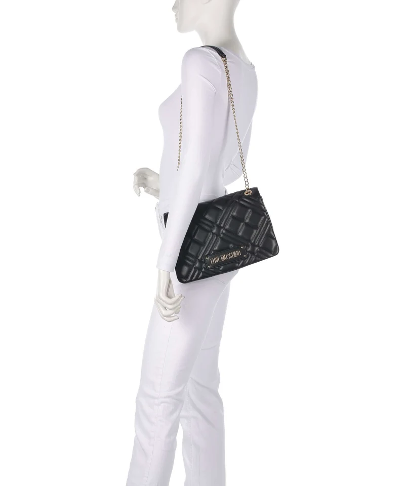Love Moschino Quilted Sac porté épaule nero