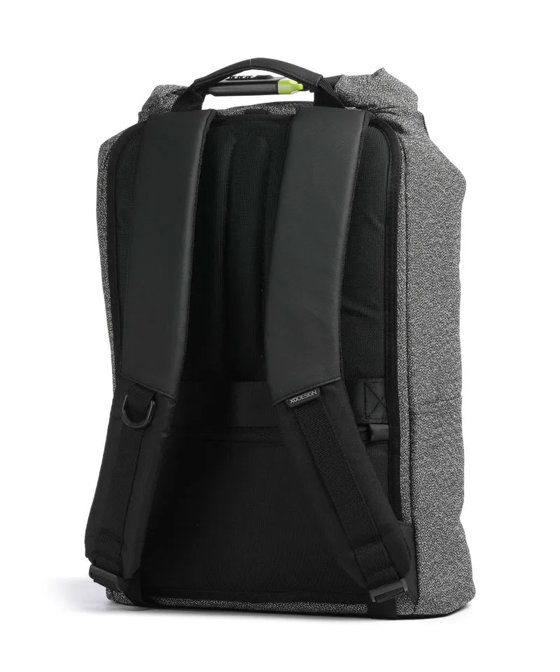 XD Design Urban Cut Proof Sac à dos roll-top grey