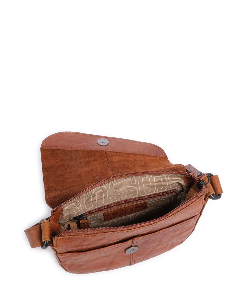 Spikes & Sparrow Bronco Genya Sac bandoulière brandy