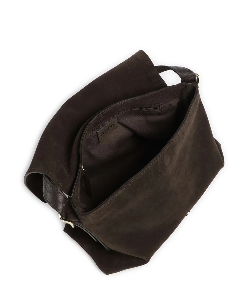 Abro Suede Carina Sac fourre-tout dark brown