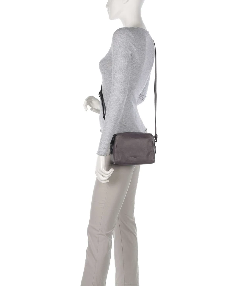Liebeskind Lou 2 3D Leather S Sac bandoulière iron