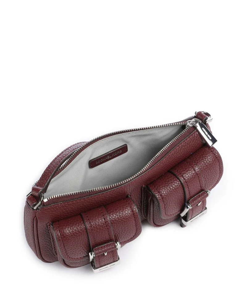 Michael Kors Zoe Small Sac porté épaule oxblood