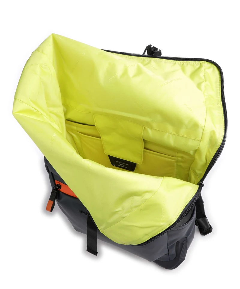 Piquadro Corner 2.0 Sac à dos roll-top blue