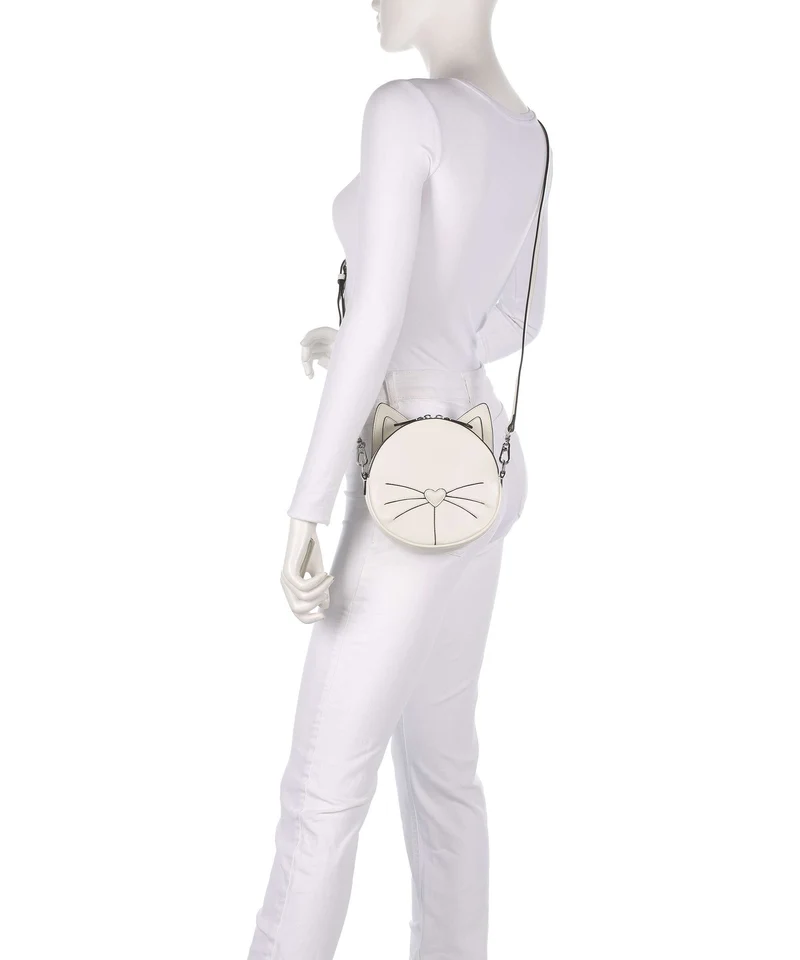 Karl Lagerfeld Ikon Chat Sac bandoulière off white