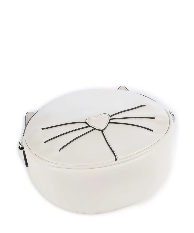 Karl Lagerfeld Ikon Chat Sac bandoulière off white