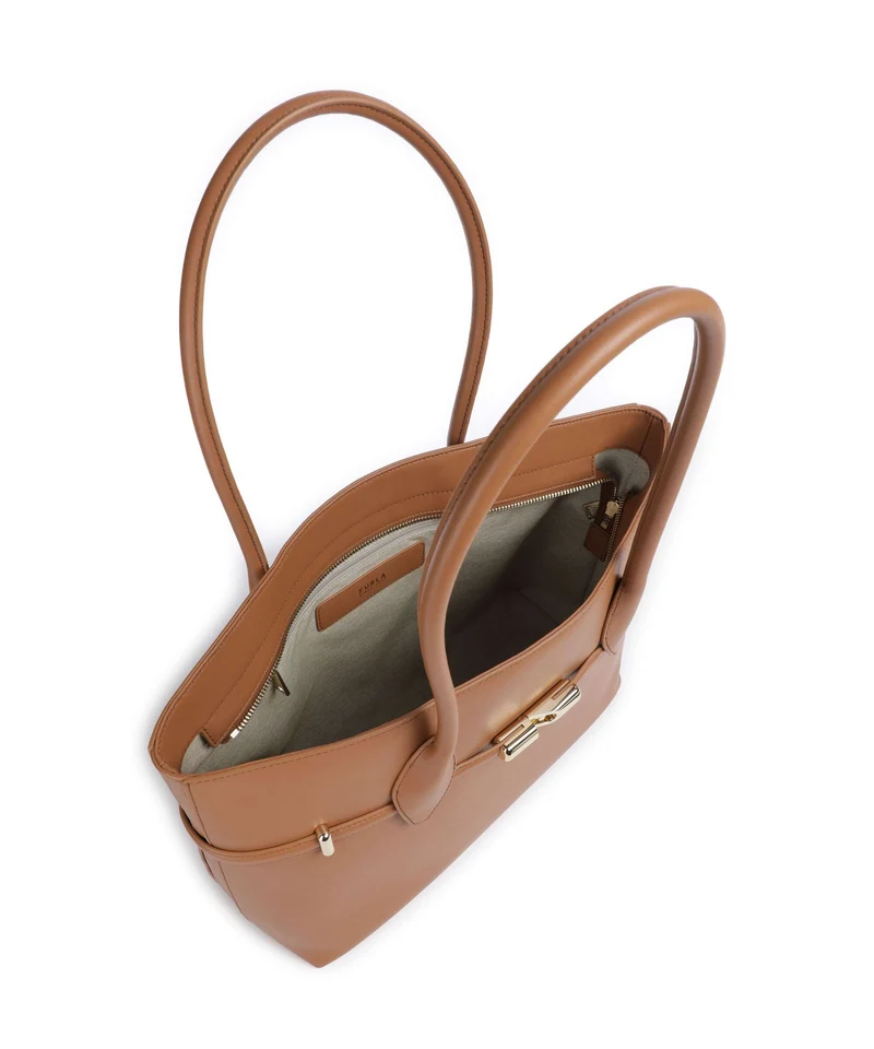 Furla Goccia L Cabas brandy