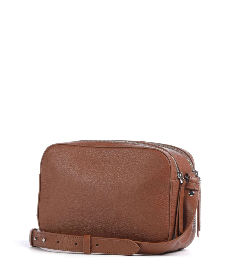 Coccinelle Myrtha Maxi Logo Sac bandoulière cognac