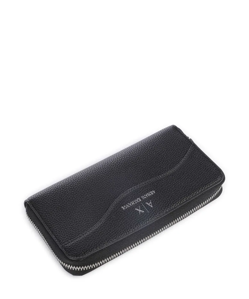 Armani Exchange Wave Portefeuille nero