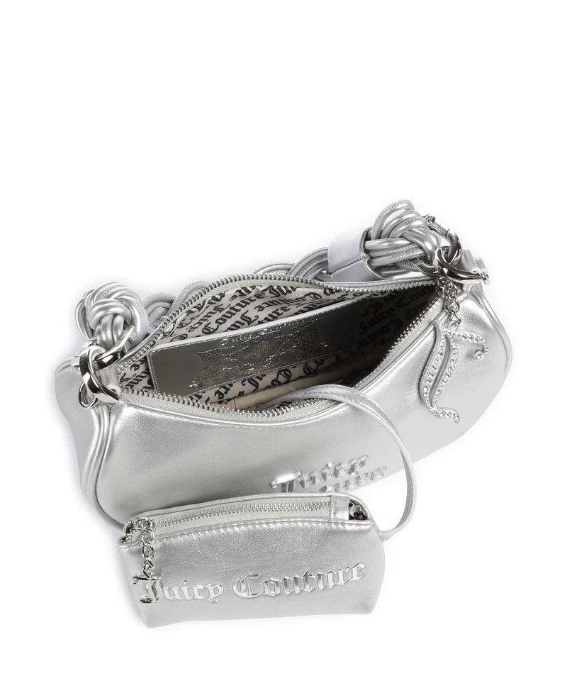 Juicy Couture Blossom Twist S Sac porté épaule silver