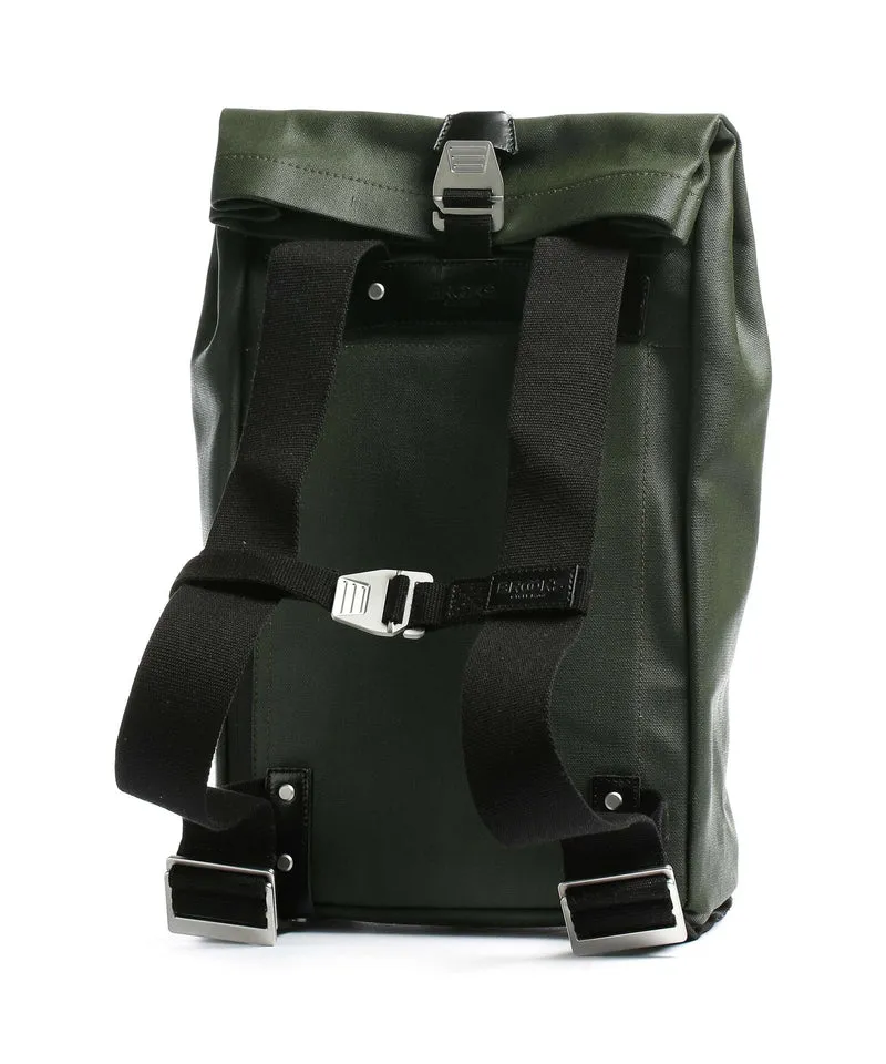 Brooks England Pickwick Cotton Canvas Small Sac à dos roll-top forest