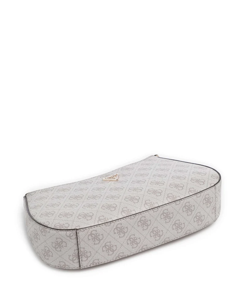 Guess Noelle Sac porté épaule dark taupe logo