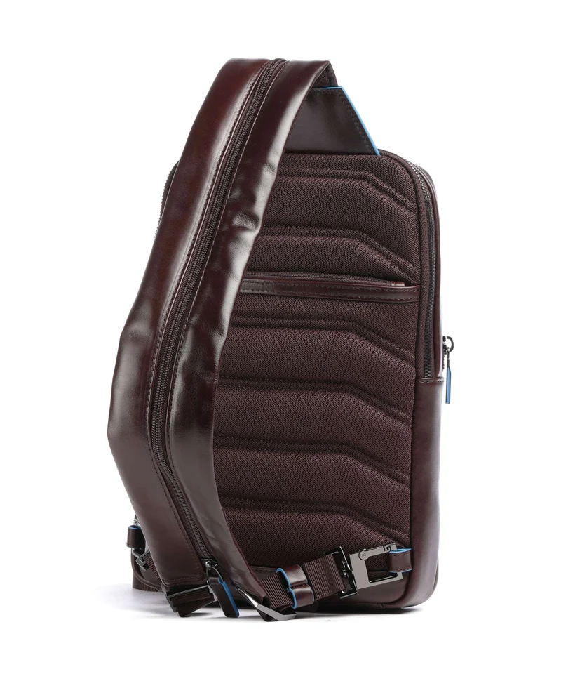Piquadro Blue Square Sac sling mogano