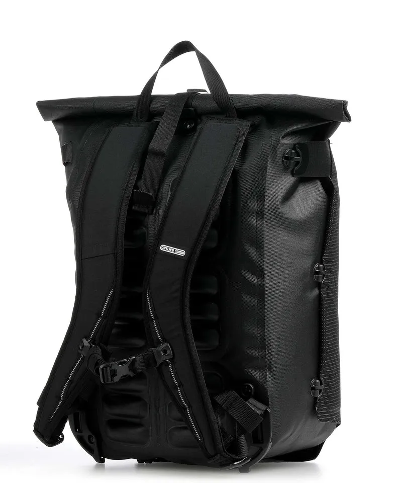 Ortlieb Vario High Vis 26 Sac à dos roll-top black reflective