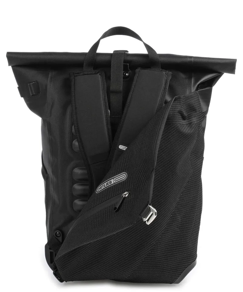 Ortlieb Vario High Vis 26 Sac à dos roll-top black reflective