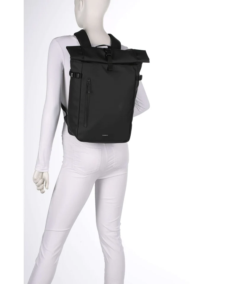 Sandqvist Stream M Sac à dos roll-top black