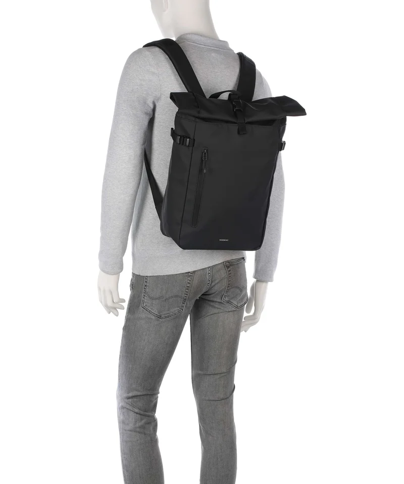 Sandqvist Stream M Sac à dos roll-top black
