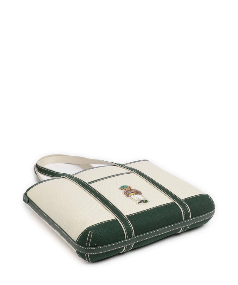 Polo Ralph Lauren Bear Fall Cabas ecru/northwest pine