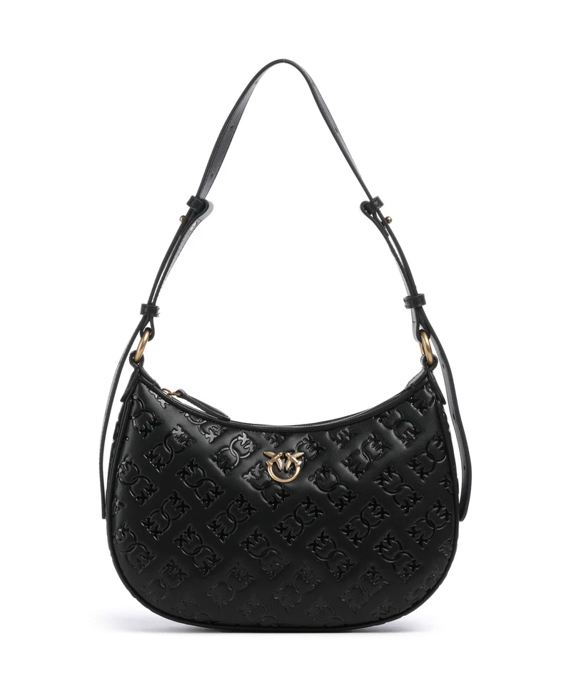 Pinko Half Moon Mini Sac porté épaule nero/antique gold