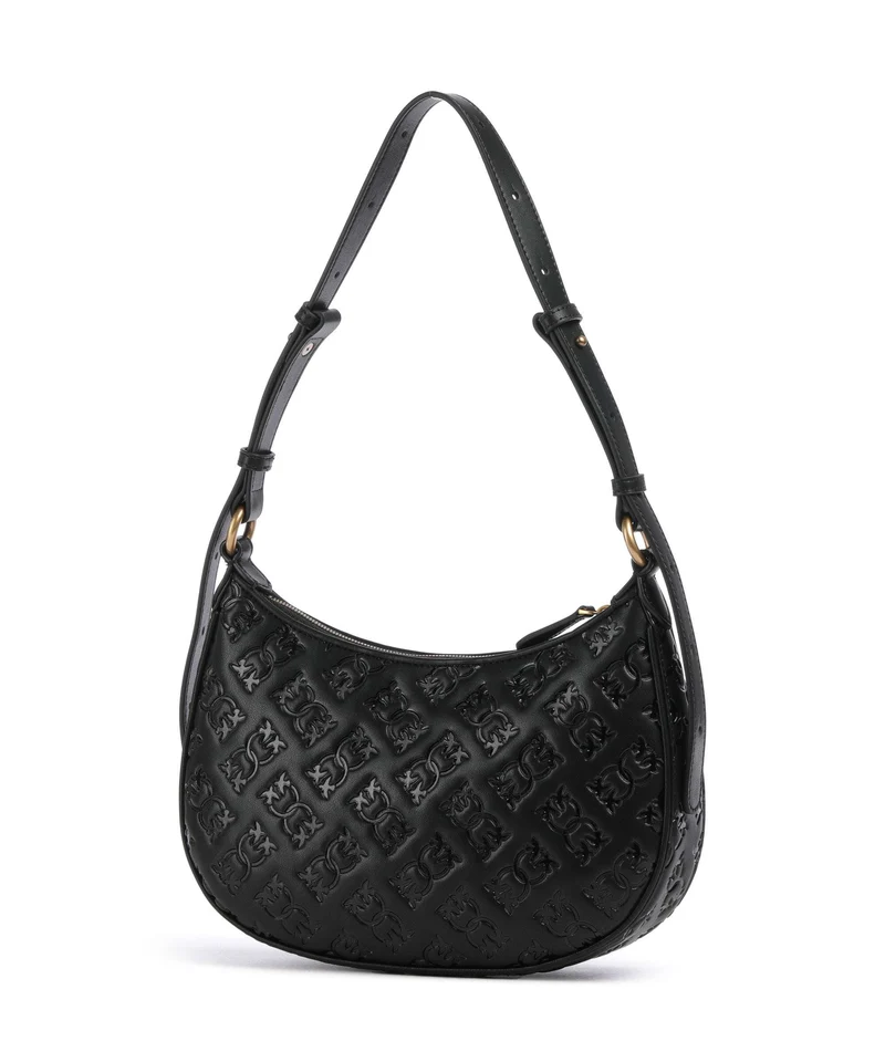 Pinko Half Moon Mini Sac porté épaule nero/antique gold