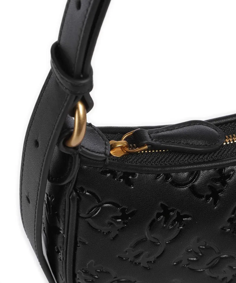 Pinko Half Moon Mini Sac porté épaule nero/antique gold