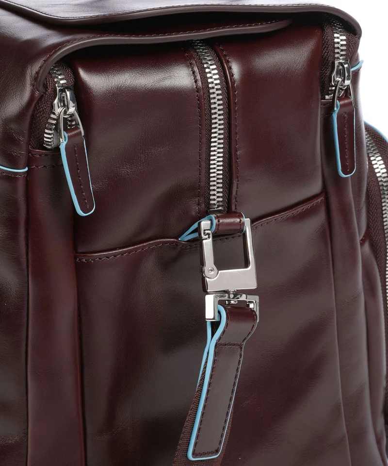 Piquadro Blue Square Sac week-end mahogany