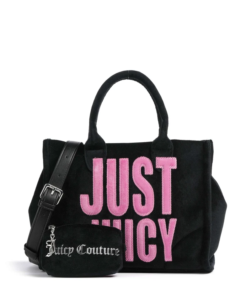 Juicy Couture Iris Patch Velvet M Sac à main black