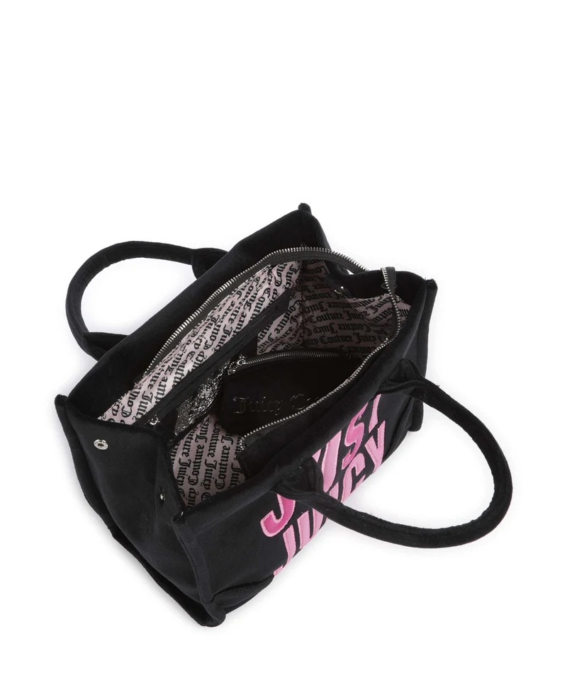Juicy Couture Iris Patch Velvet M Sac à main black