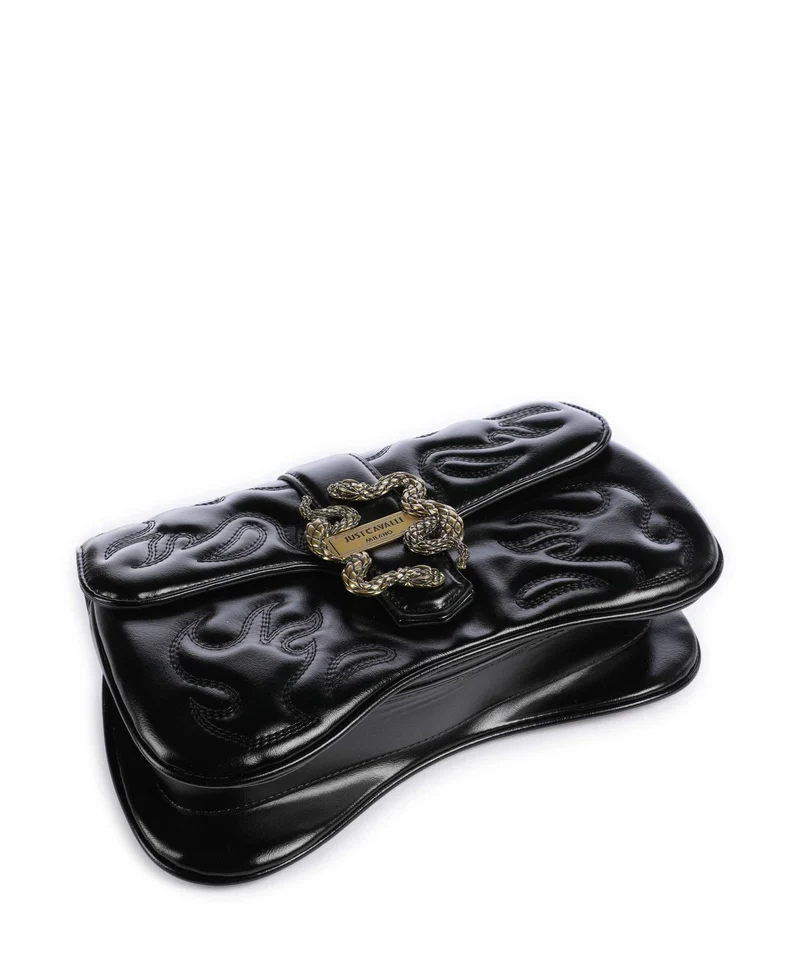 Just Cavalli Iconic Snakes Sac porté épaule black