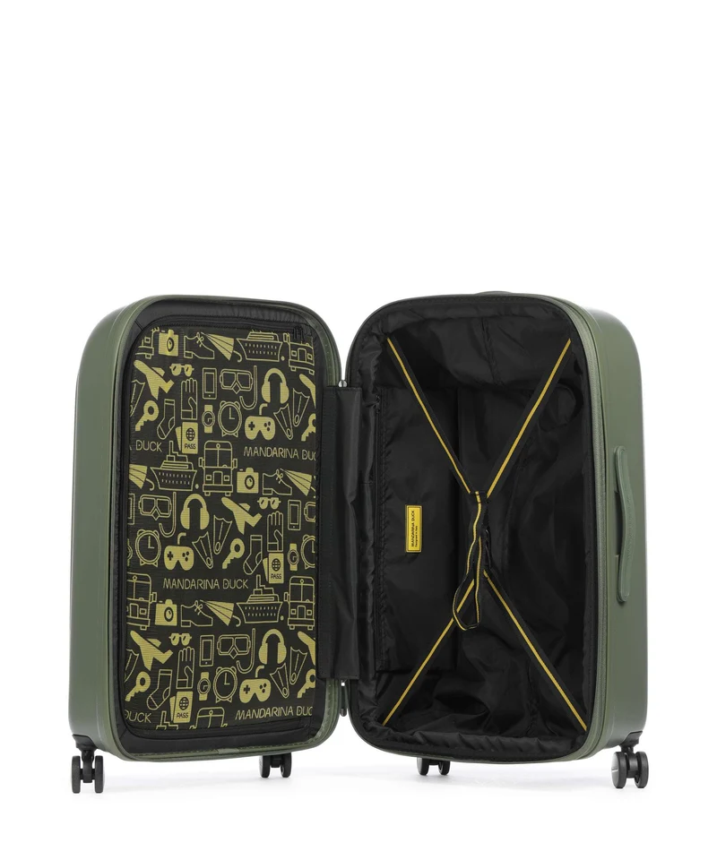Mandarina Duck Logoduck+ Valise 4 roues pine green