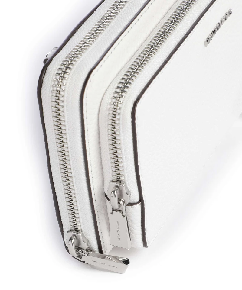 Michael Kors Jet Set Large Continental Sac bandoulière optic white
