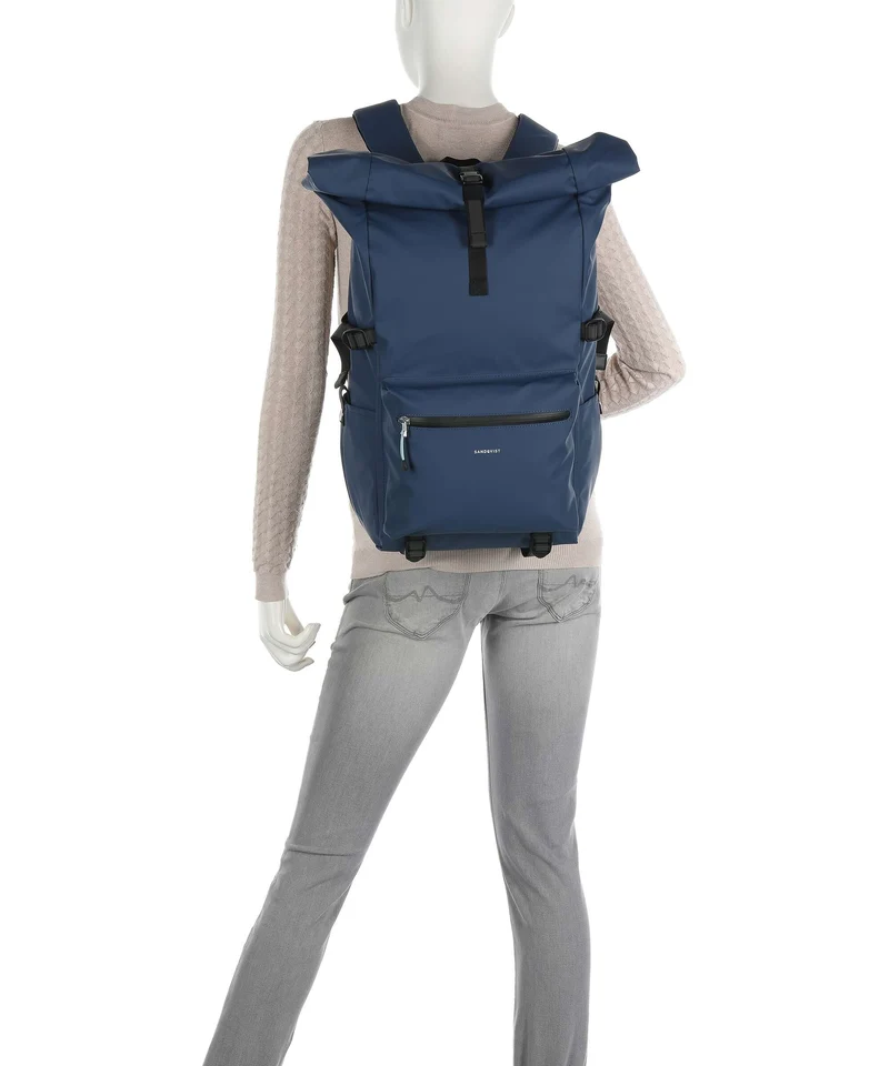 Sandqvist Stream Ruben 2.0 Sac à dos roll-top navy