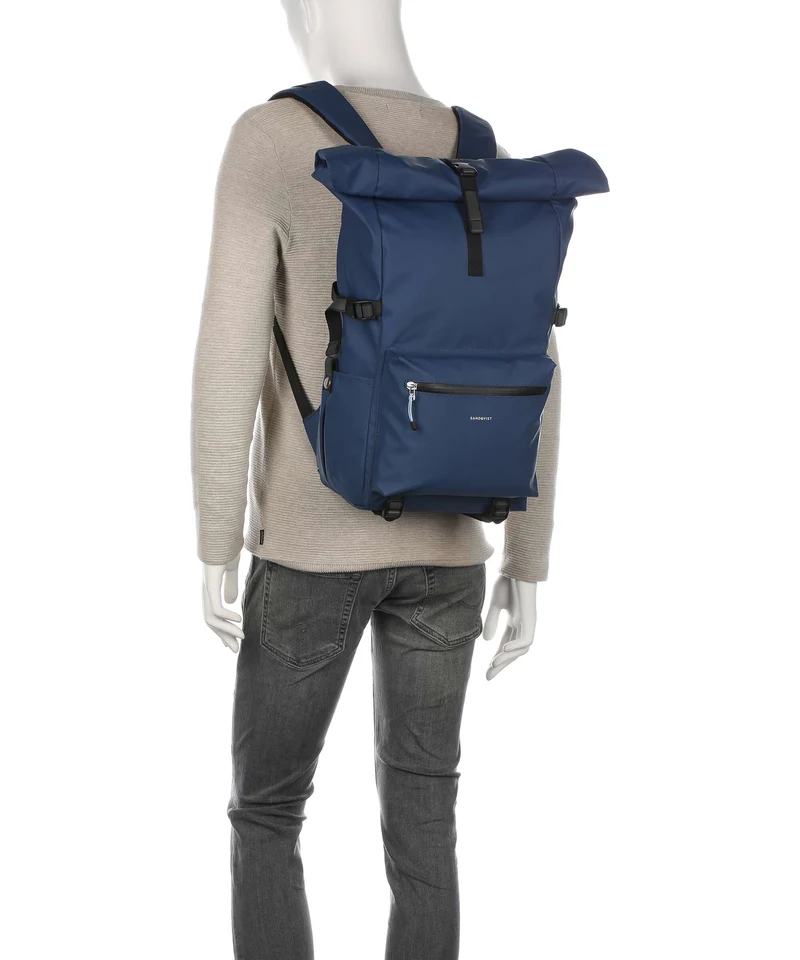 Sandqvist Stream Ruben 2.0 Sac à dos roll-top navy