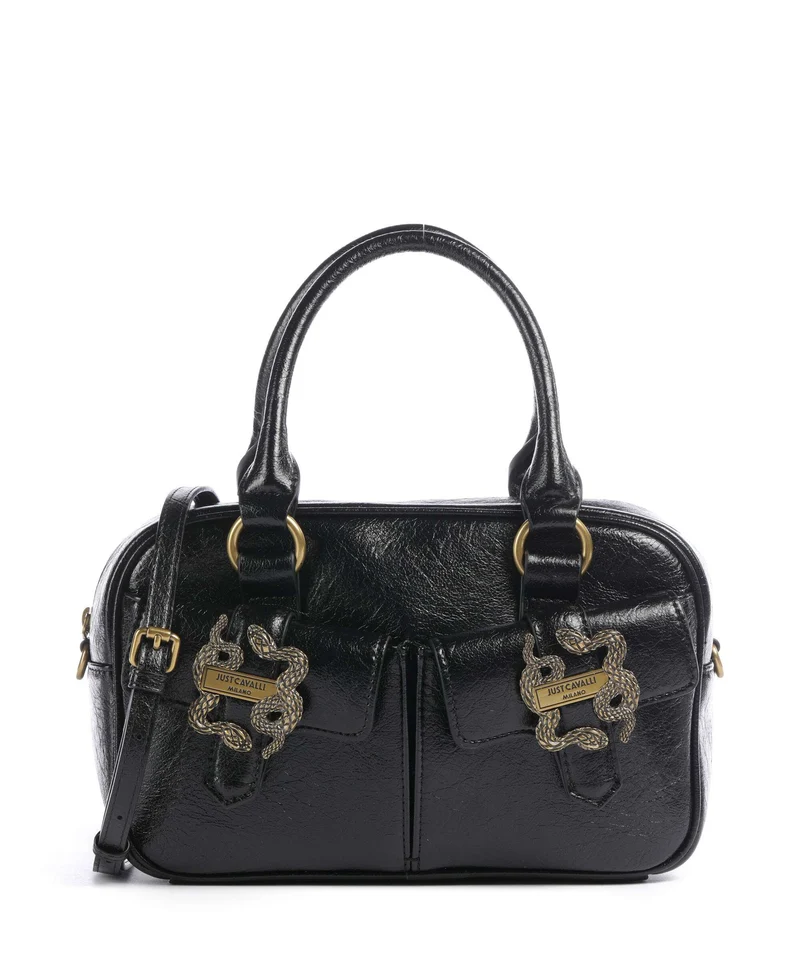 Just Cavalli Iconic Snakes Pockets Sac à main black