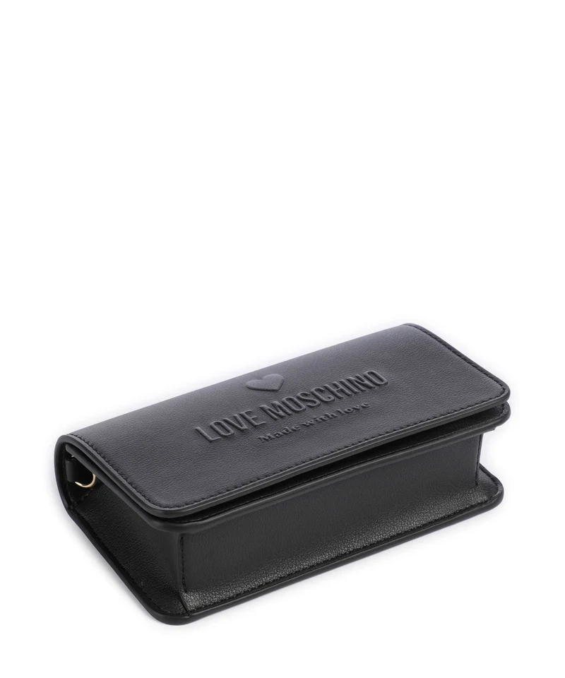 Love Moschino Love Embossed Sac bandoulière nero