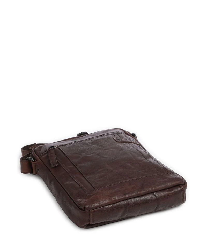 Spikes & Sparrow Bronco Jayed Sac bandoulière dark brown