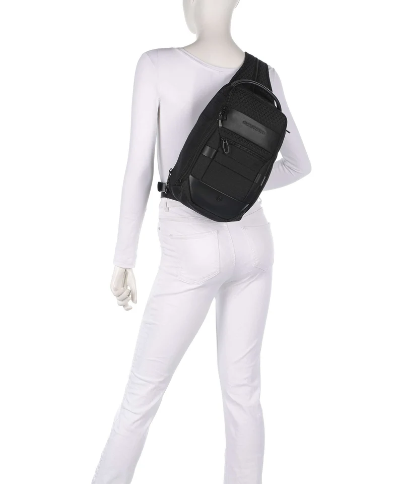 Piquadro W139 Sac sling nero