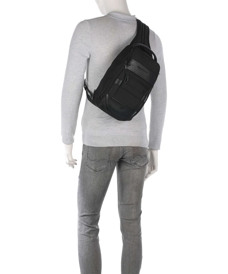 Piquadro W139 Sac sling nero