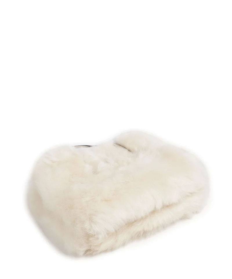 Abro Shearling Noelle Sac à main beige