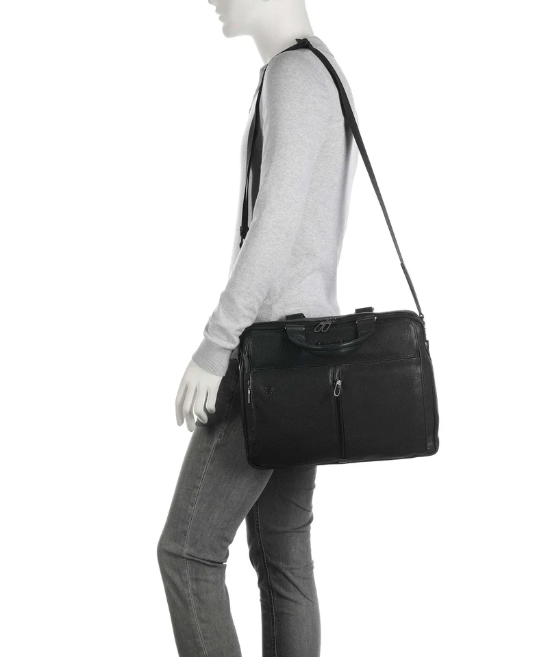 Piquadro Wollem Sac d'ordinateur nero